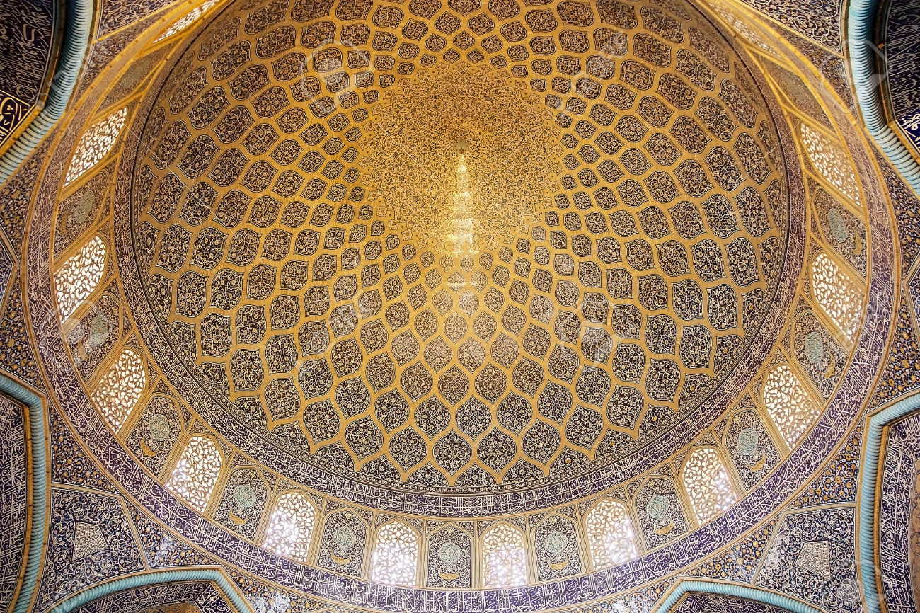 طرح گنبد خانه مسجد شیخ لطف‌الله