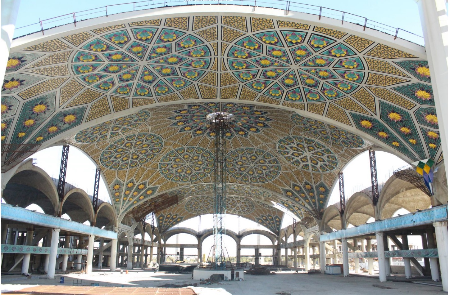 طرح سقف شبستان مصلی اصفهان